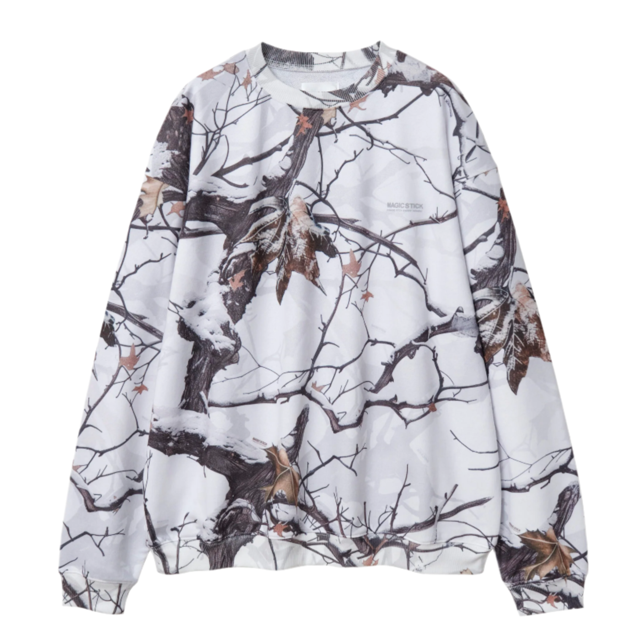 White Snow Camo Crew