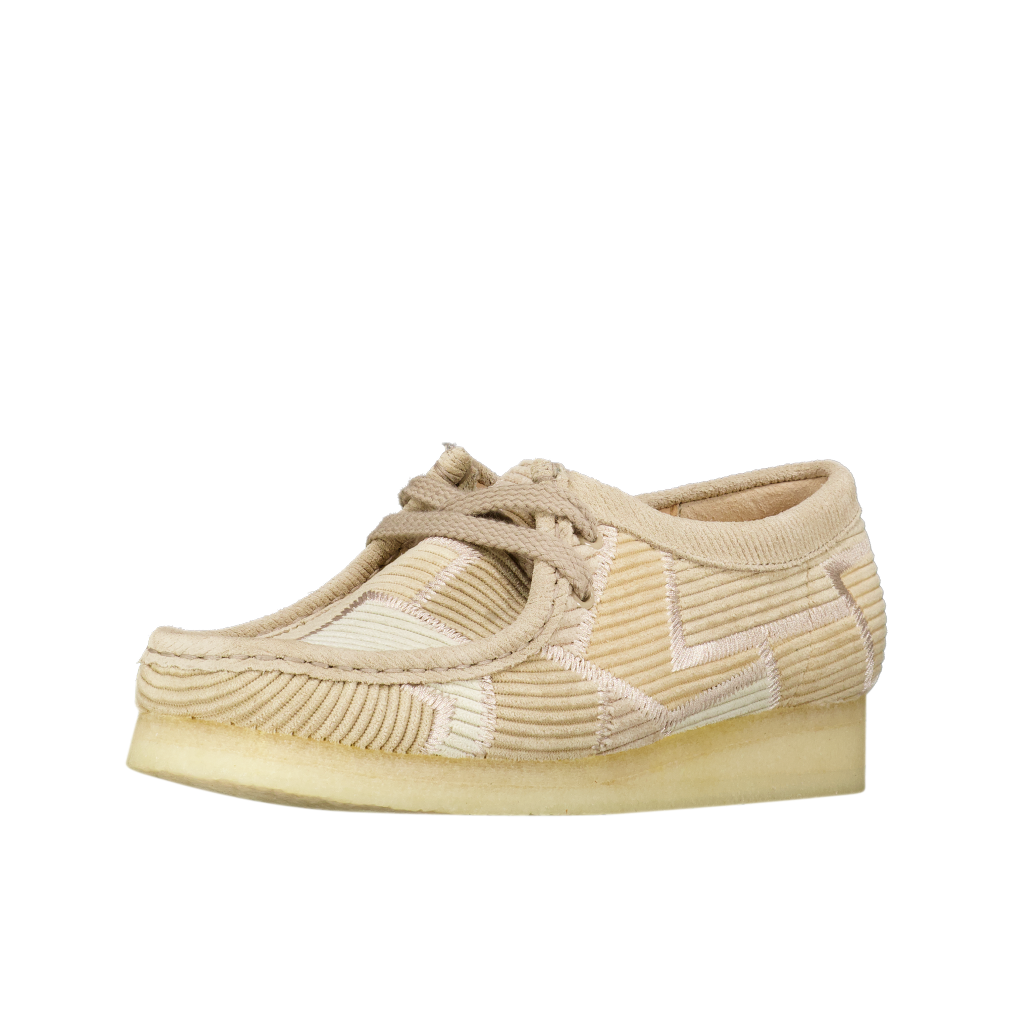 W Aleali May X Clarks Wallabee 'Beige Corduroy'