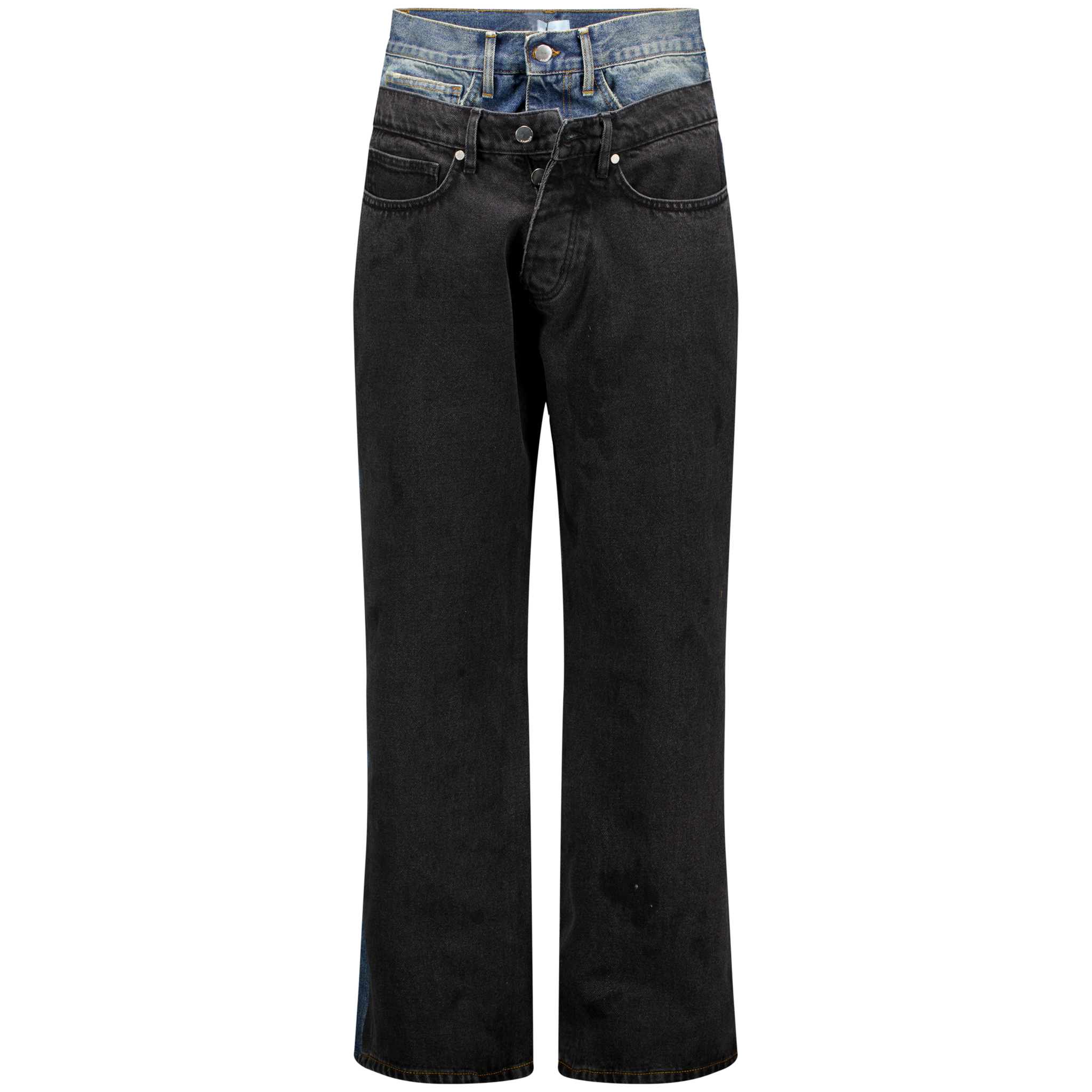 Double Waist Denim Jeans