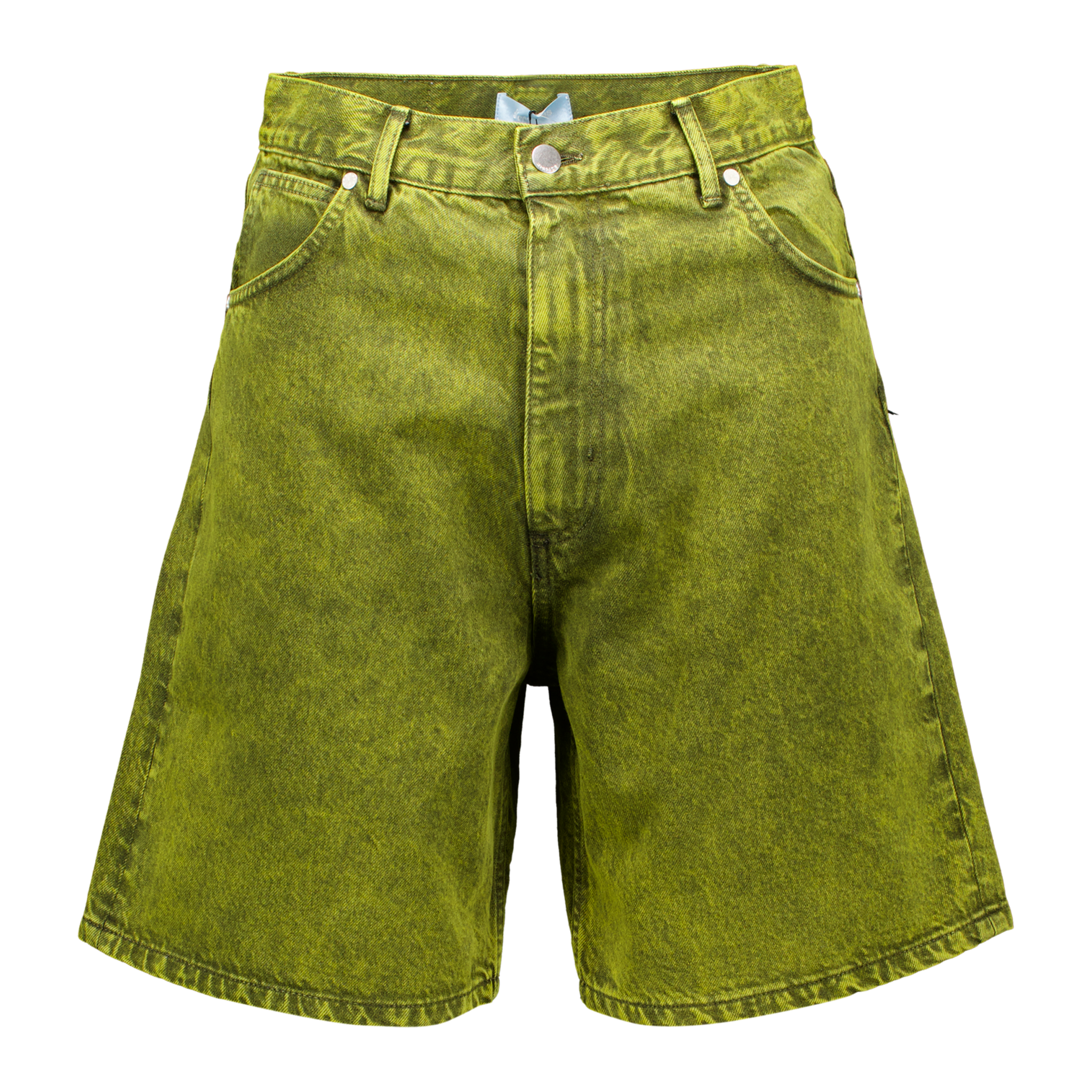 Embroidered Dove @ Back Denim Shorts