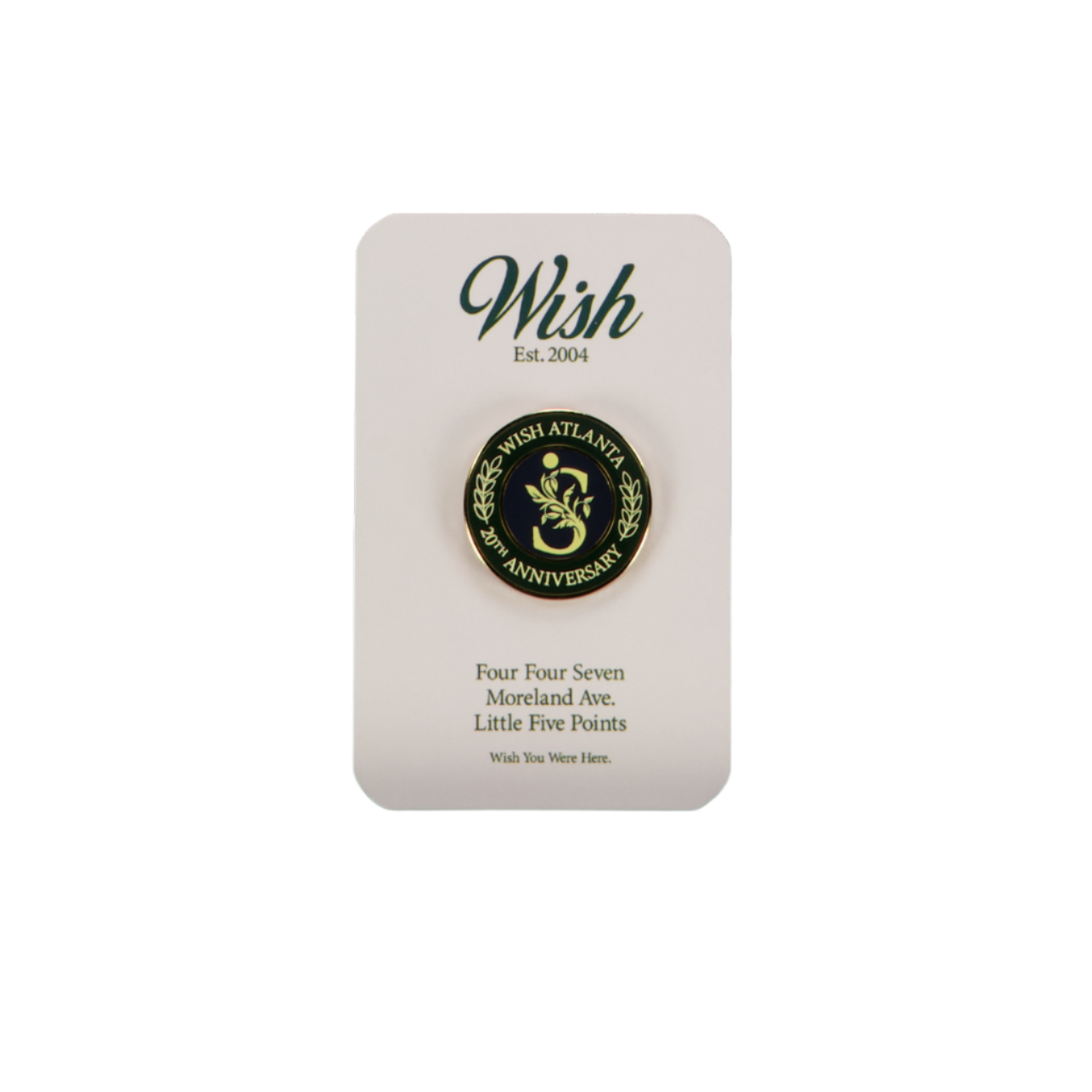 20th Anniversary Crest Pin