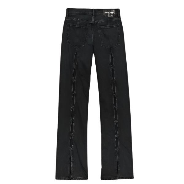 W Slim Straight Back Cut Out