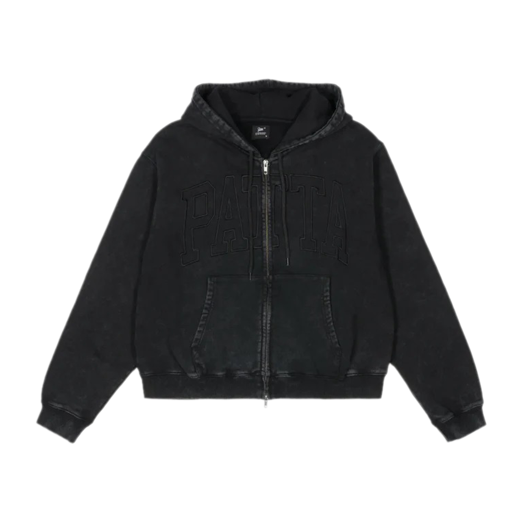 Loopback Logo Zip Hooded Sweater