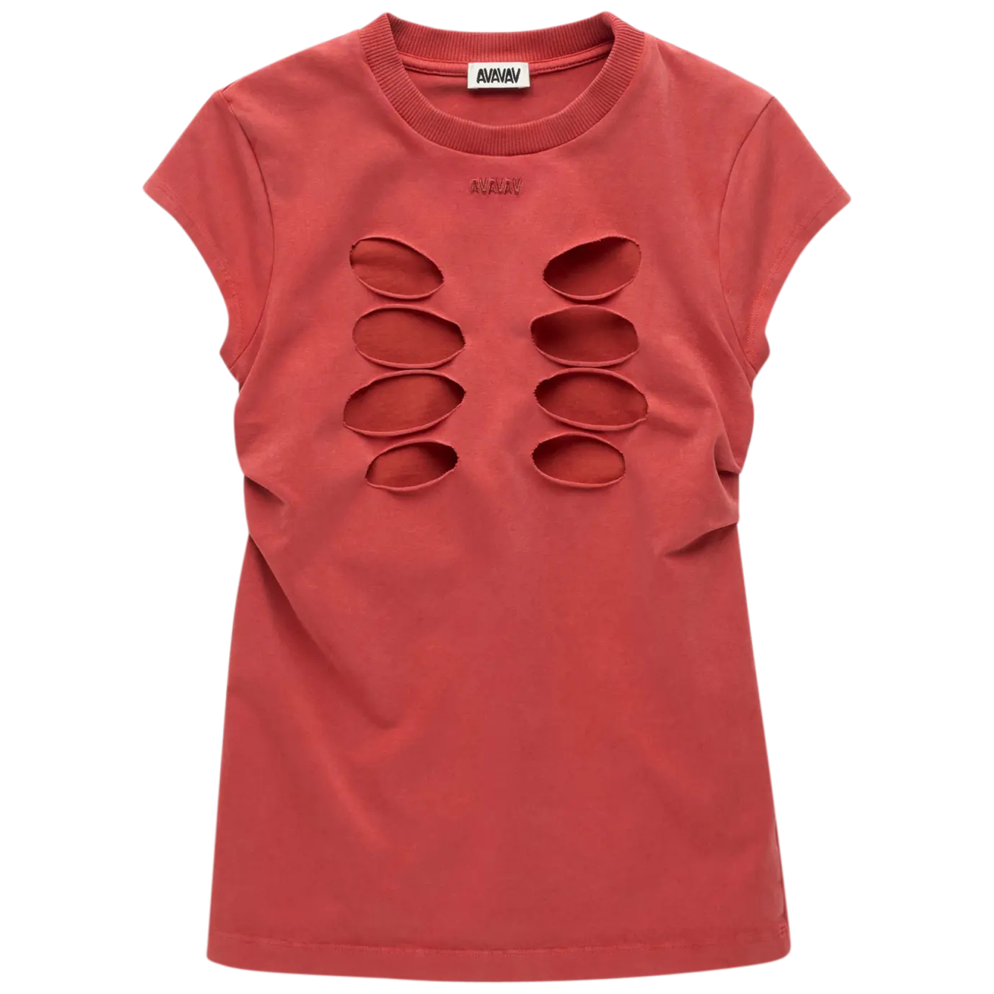 Baby Tee Double Layer Cut-out