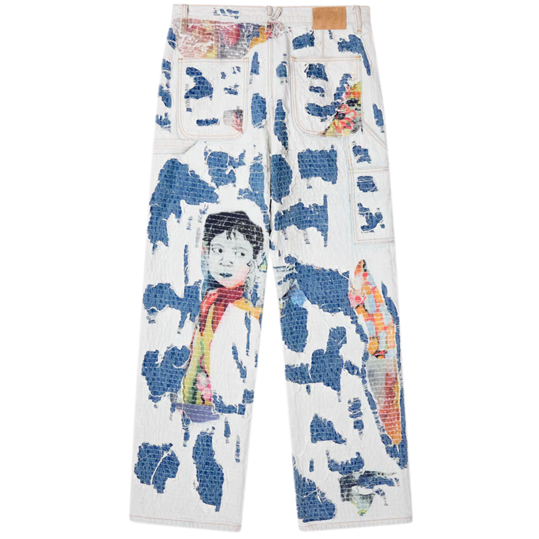 Boro Stitched Double Knee Pant