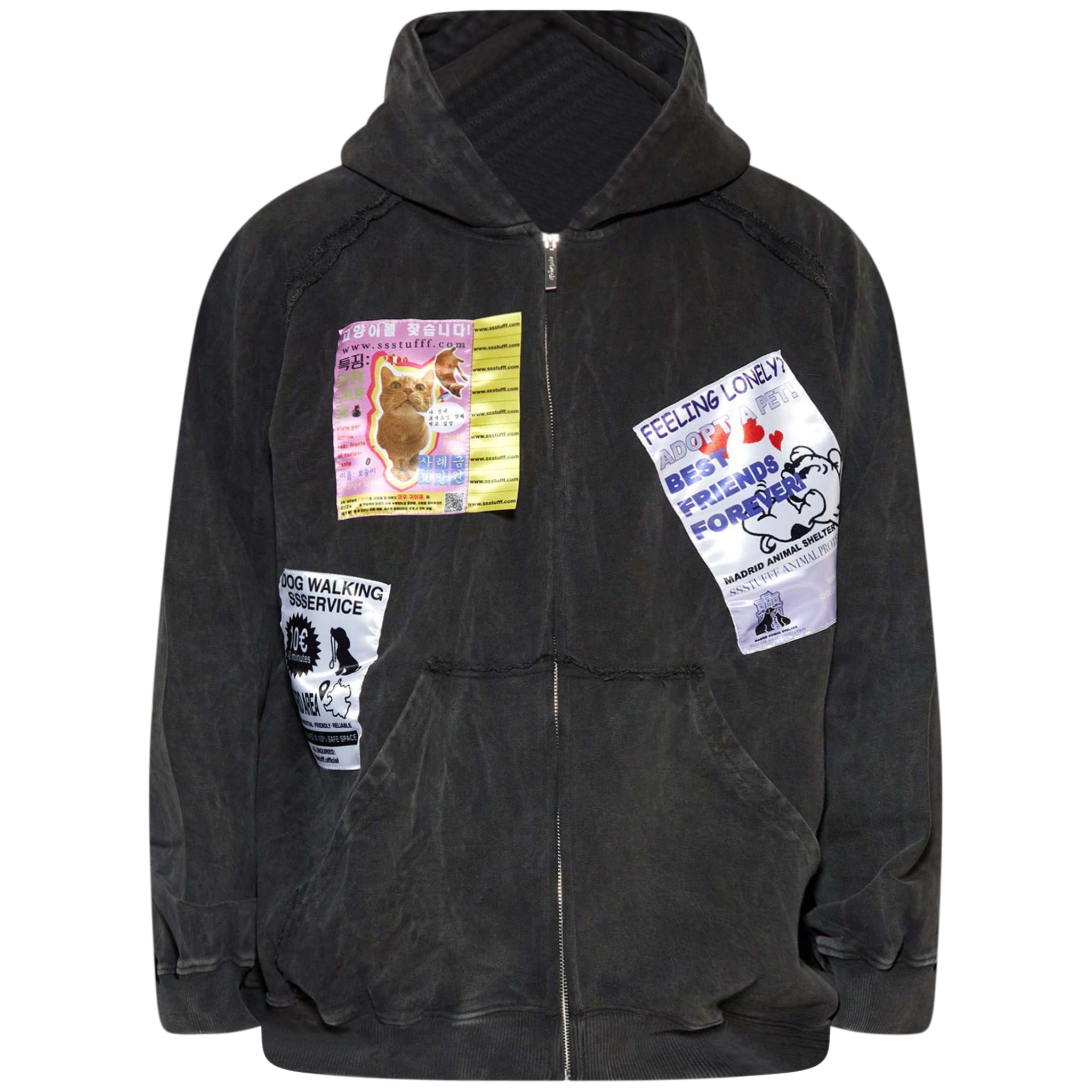 Raglan Ads Zip-Up